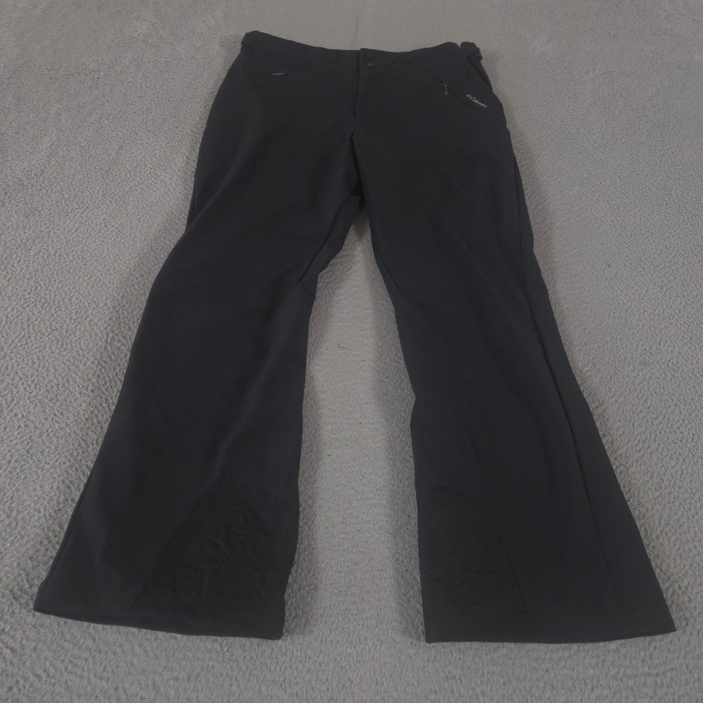 Columbia Pants Womens L Black Titanium Insulated Ski Snow Straight Leg Stretch